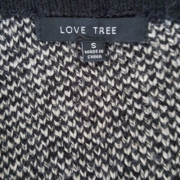 NEW Open Front Knit Cardigan Jacket Plaid Blazer Vest S Sleeveless Jacquard Long - Picture 13 of 15